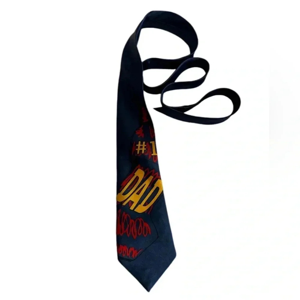 Fun Tyme #1 Dad Multicoloured Fun Fathers Day Tie